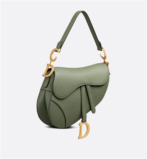 dior green saddle bag.